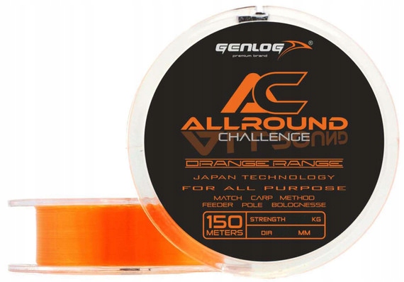 Żyłka Genlog Allround Orange 150m 0,28mm