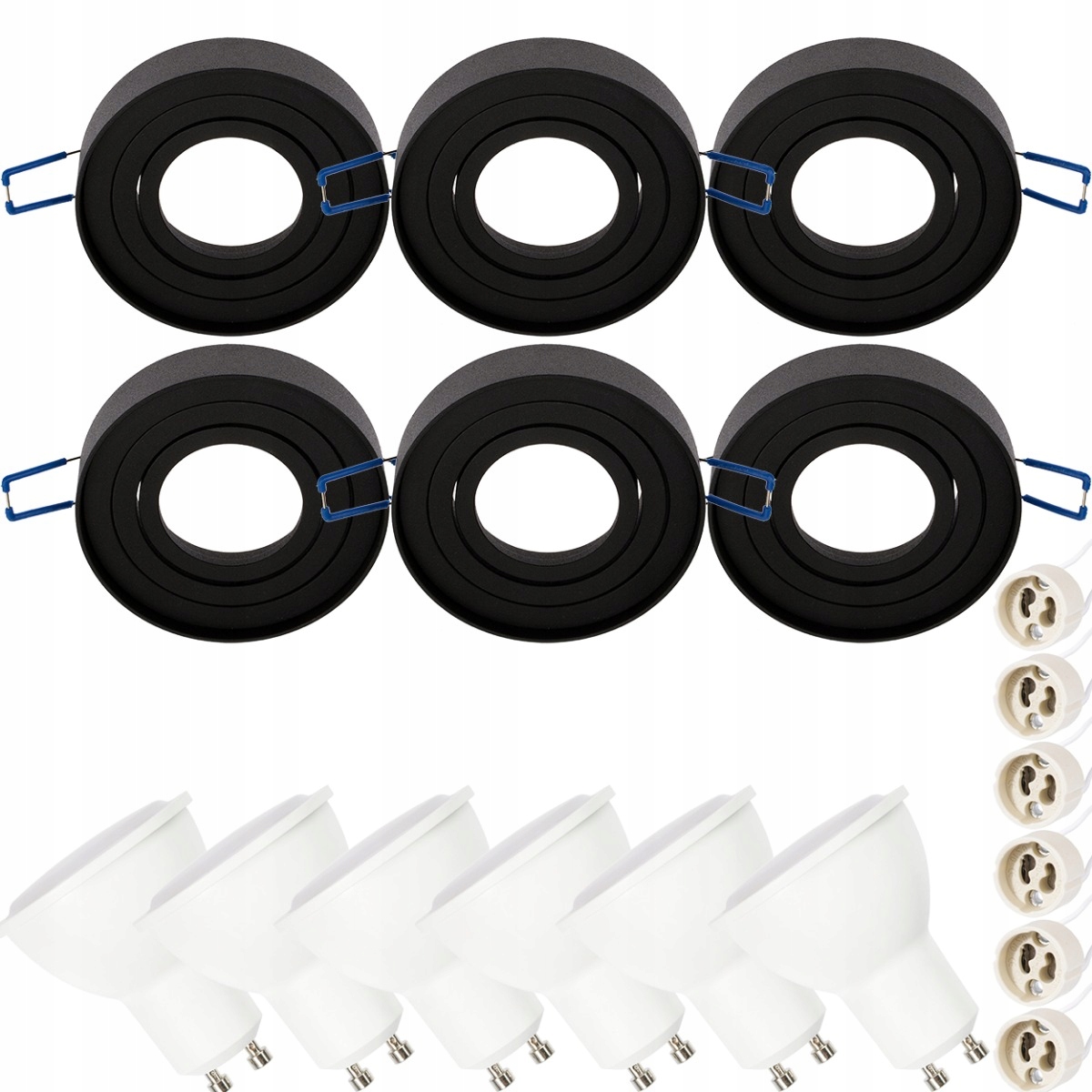 

6x Oprawa Podtynkowa Halogenowa Tuba Led GU10