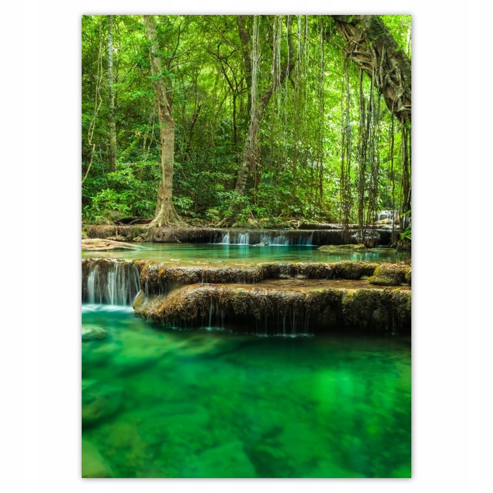 

Plakaty 50x70 Wodospad Erawan Tajlandia
