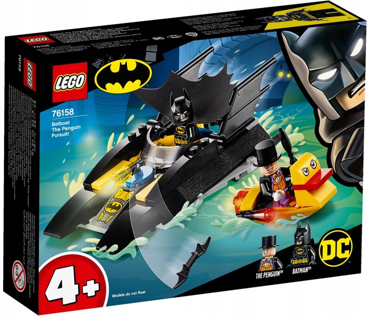 

Lego Batman Pościg Batłodzią za Pingwinem 76158