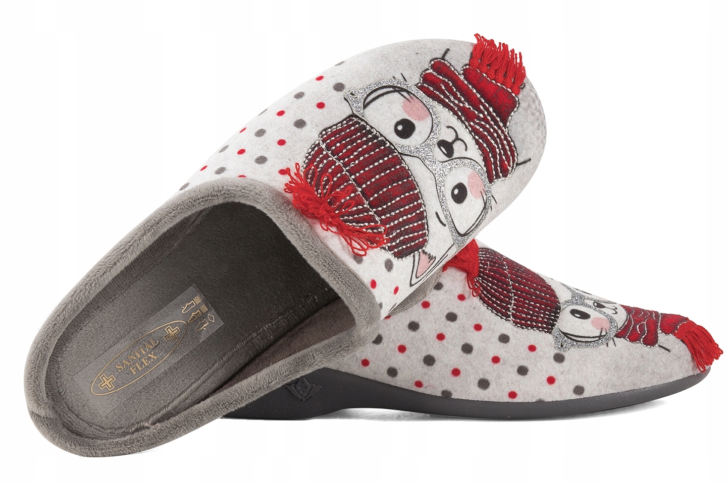 Dámské domácí Pantofle žabky Sanital Flex Z23343 Sandále 40