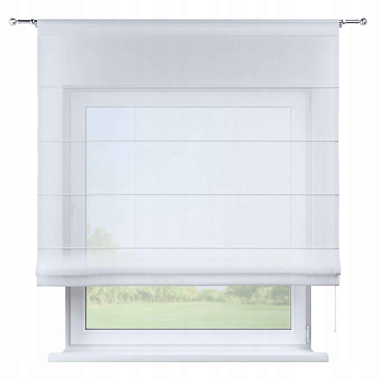 Hotová voálová roleta Sevilla 120 x 180 cm biela