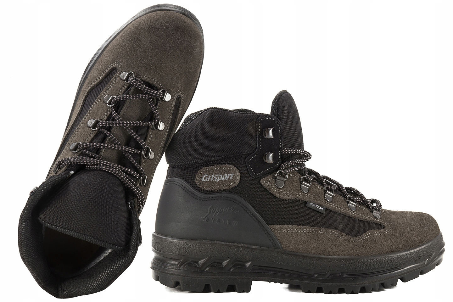 Grisport 399SV624G Vysoké Trekové Boty Membrána Pu Kůže 47 Grafitová