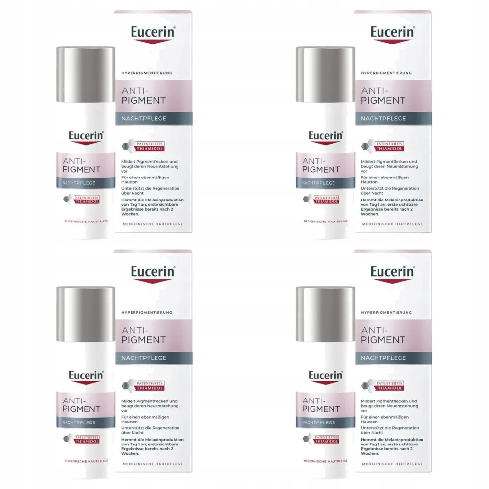 4x Eucerin Anti-Pigment Krem na noc, 50 ml
