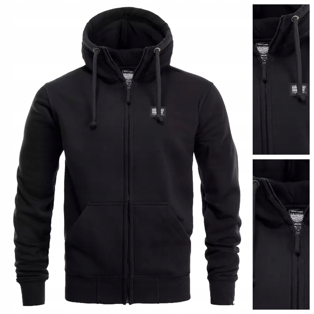 Mikina s kapucí rozepínací Logo Dobermans Aggressive Classic Tee BK397 3XL