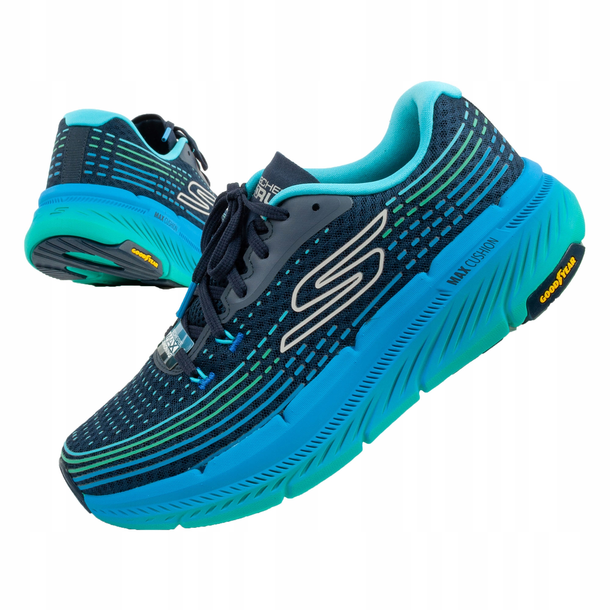 Pánské sportovní boty Skechers Max Cushioning [220835/NVBL] na běhání
