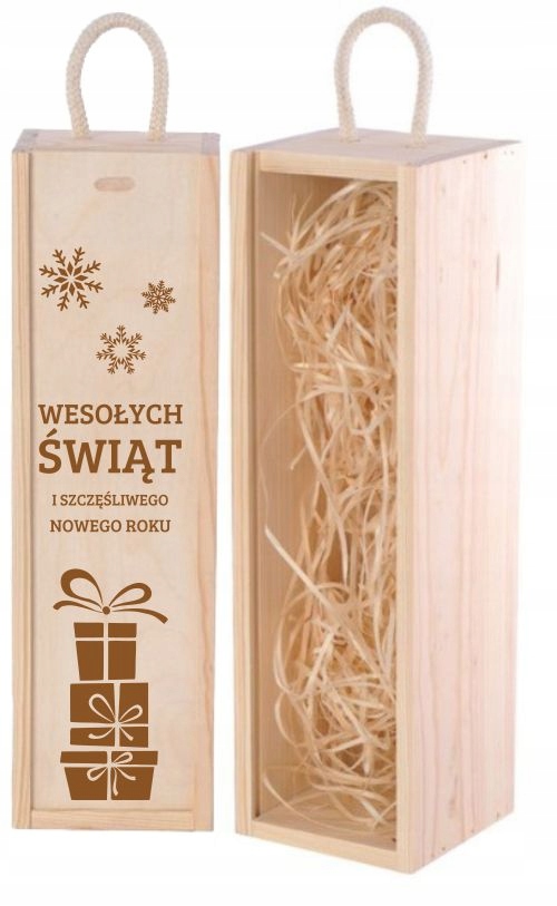 

Skrzynka Na Wino Na Święta Dowolny Grawer