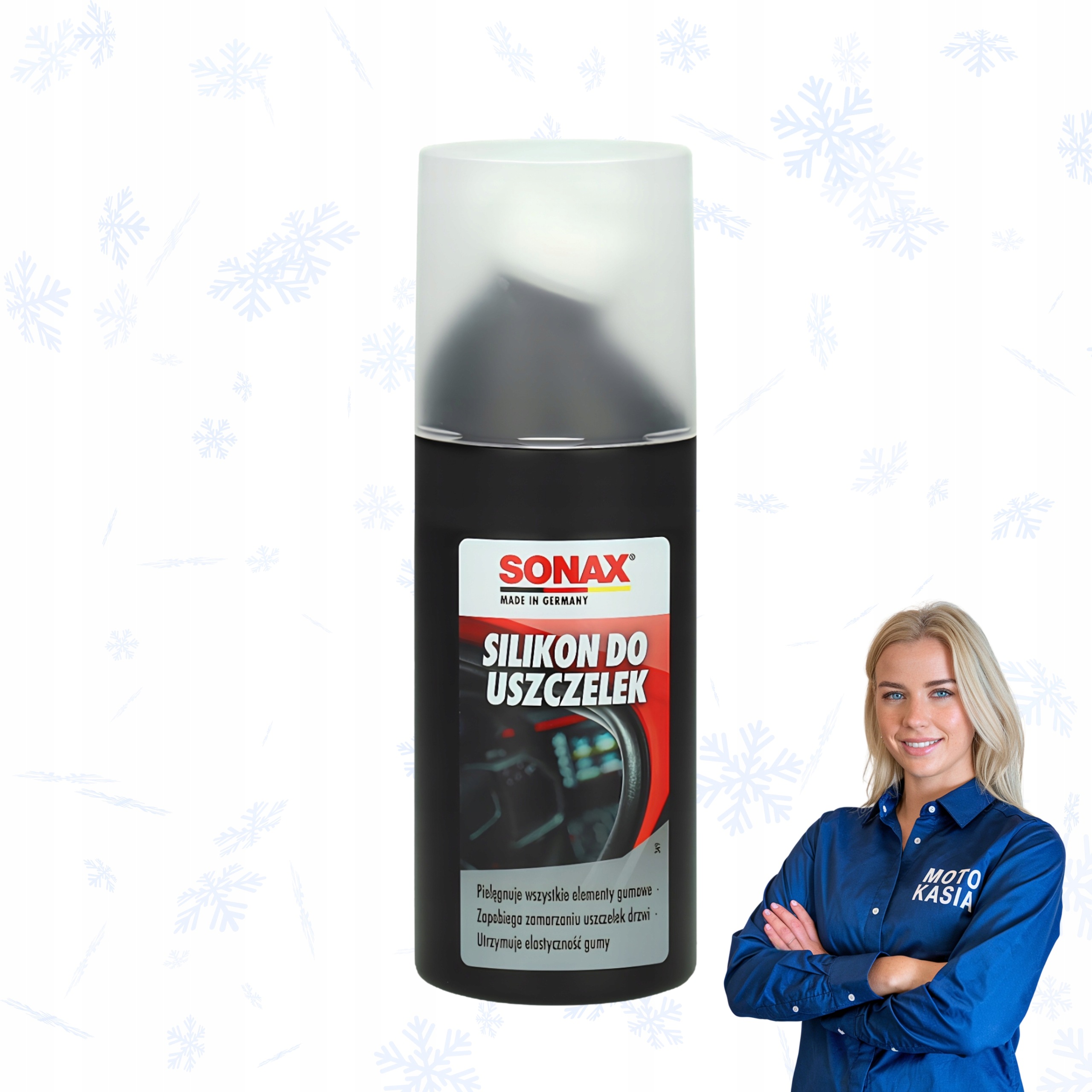Sonax Silikon Do Konserwacji Uszczelek Samochodowych 100ml z Aplikatorem