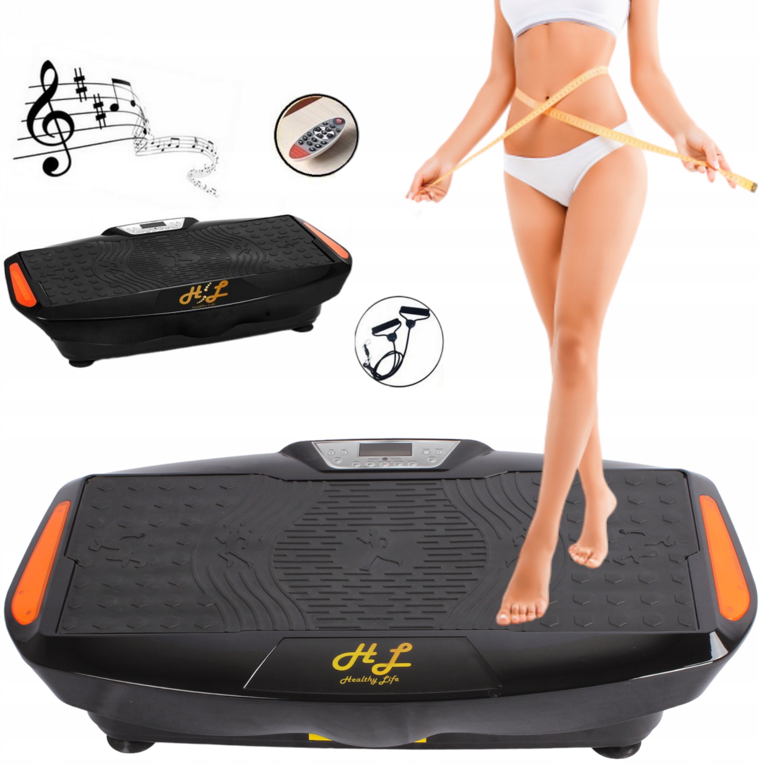 Platforma wibracyjna Maxtech Platforma do masażu ciała Vibro Max-319G 200 W