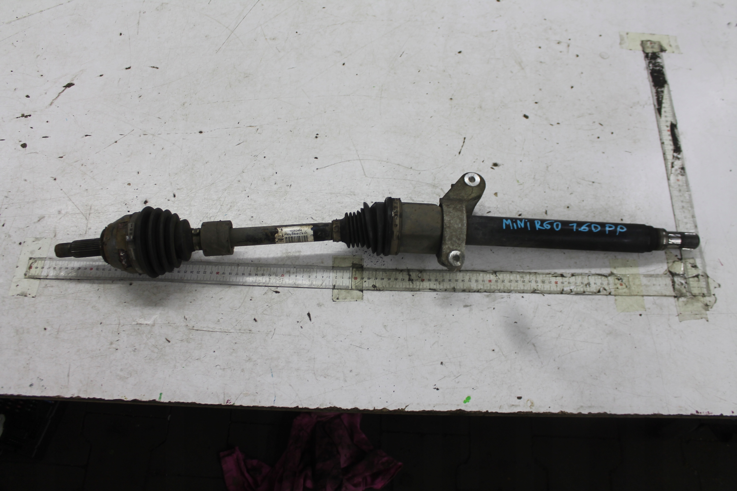semi-axis right front 9809174 MINI R60 1.6D 10-17