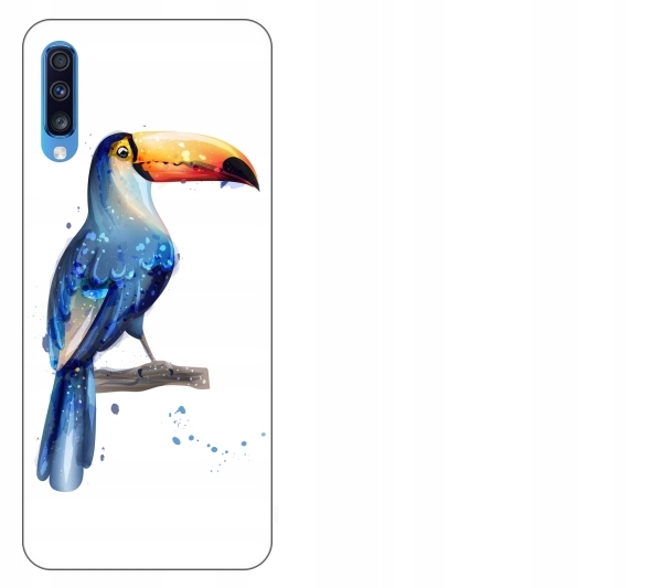 

Etui pokrowiec Samsung Galaxy A70 Ptak tukan akwar