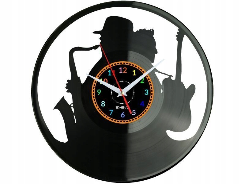 Hudba Jazz Nástěnné hodiny Vinylová deska Moderní dekorativní jako Dárek