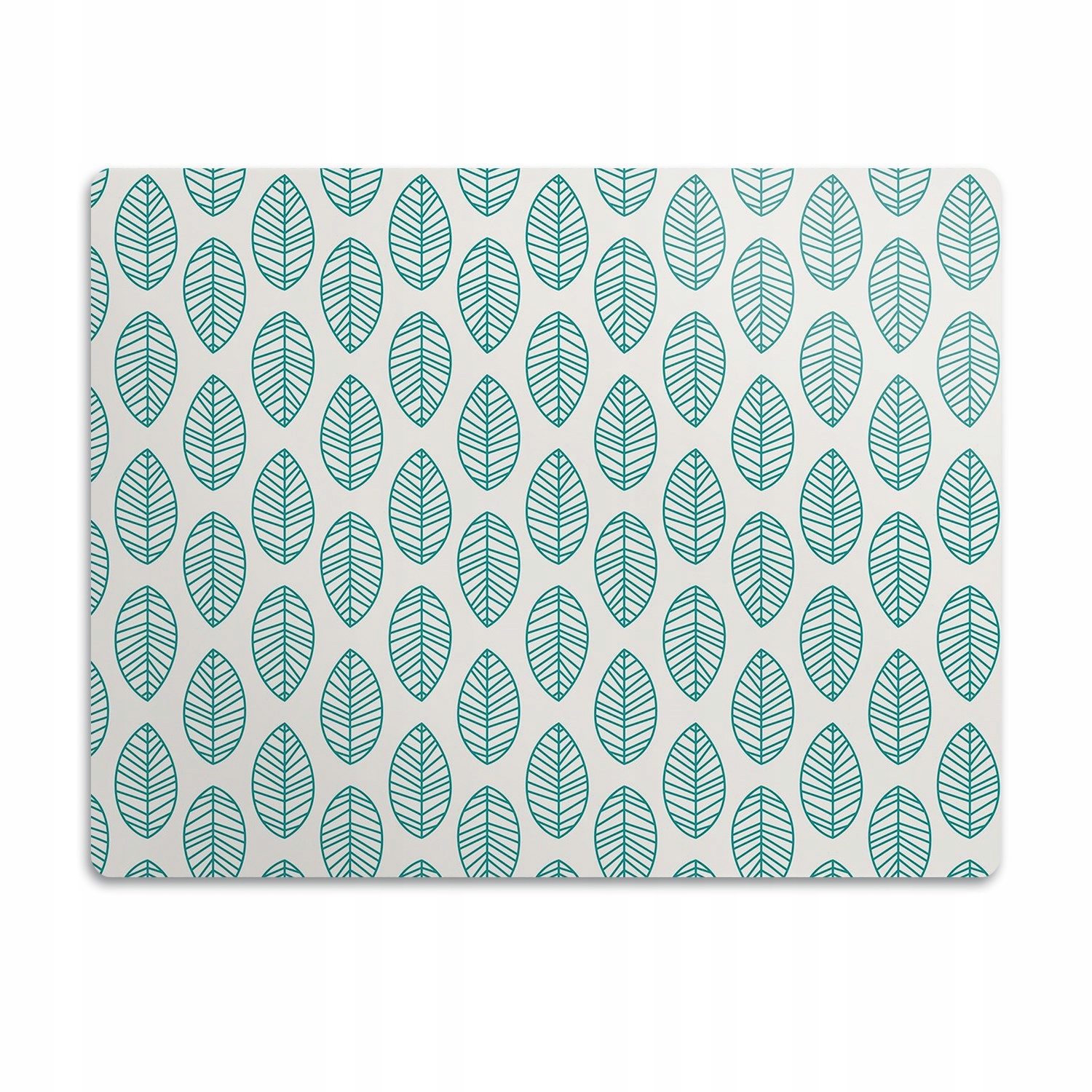 Levně Podložka pro psa pod misku Symetrické listy 60x40 cm