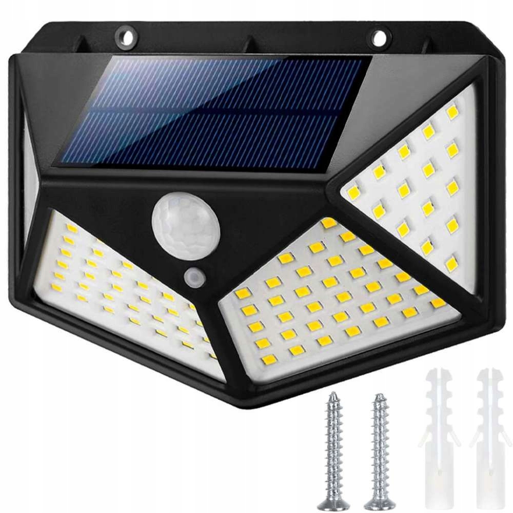 

Lampa Solarna 100 Led Z Czujnikiem Zmierzchu Ruchu