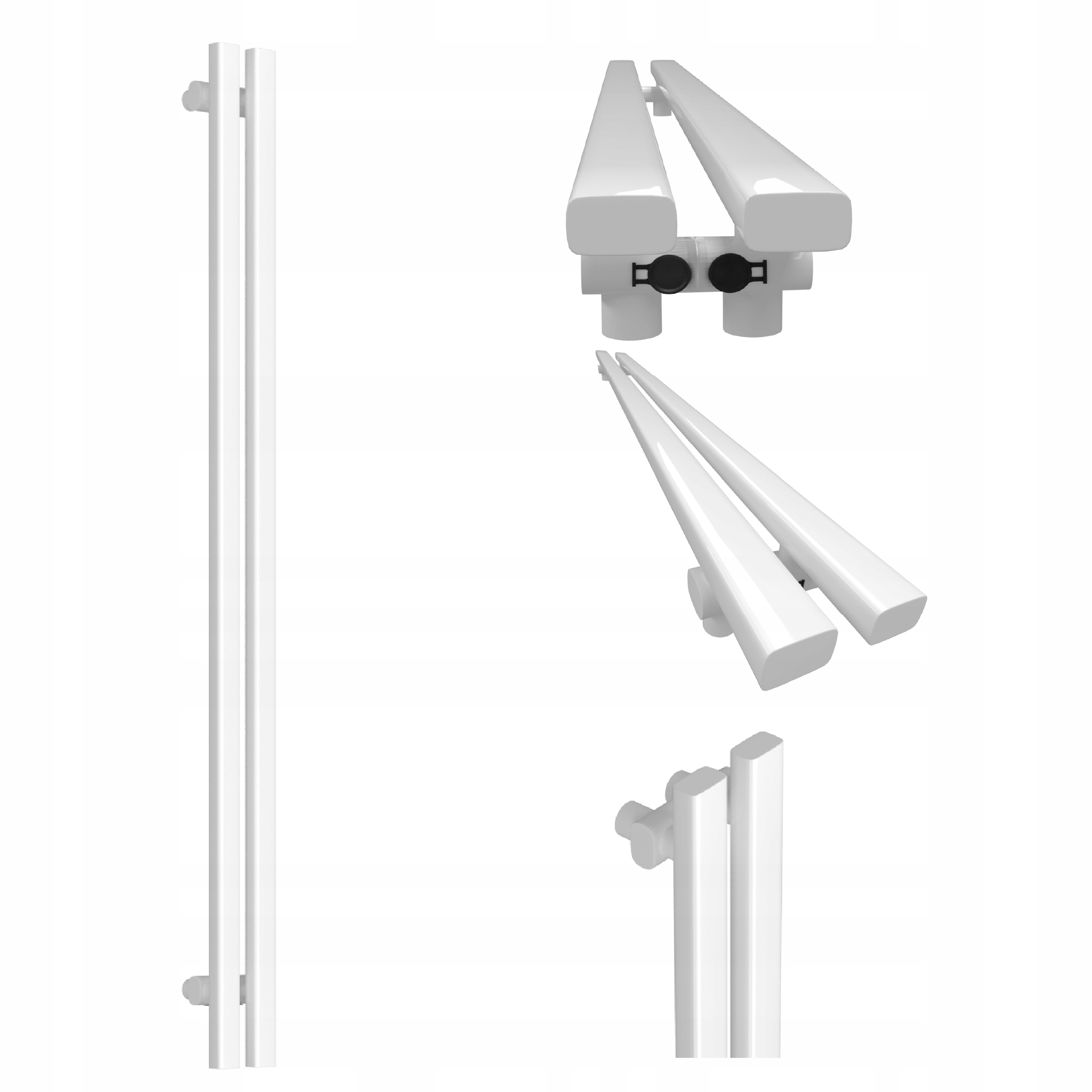 Dekorativní radiátor HORYZONT2 120x13 bílý lesk