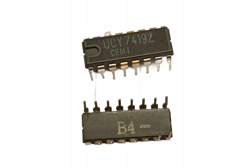 Układ scalony cyfrowy Ucy 74192 DIP16 Cemi 2 sztuki