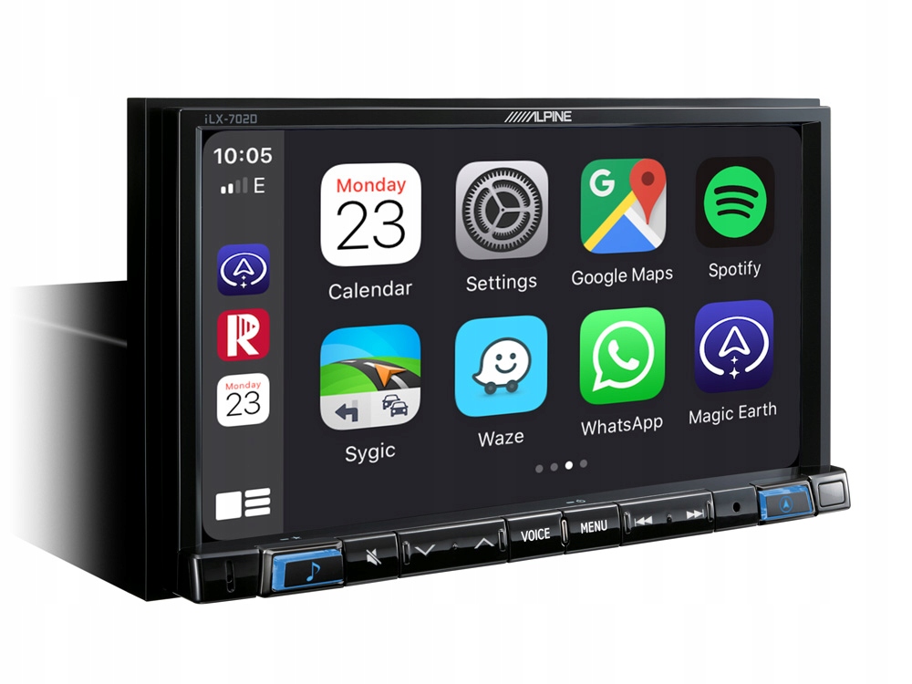 Autorádio Android Auto Apple CarPlay Zelená hora Alpine iLX-705D