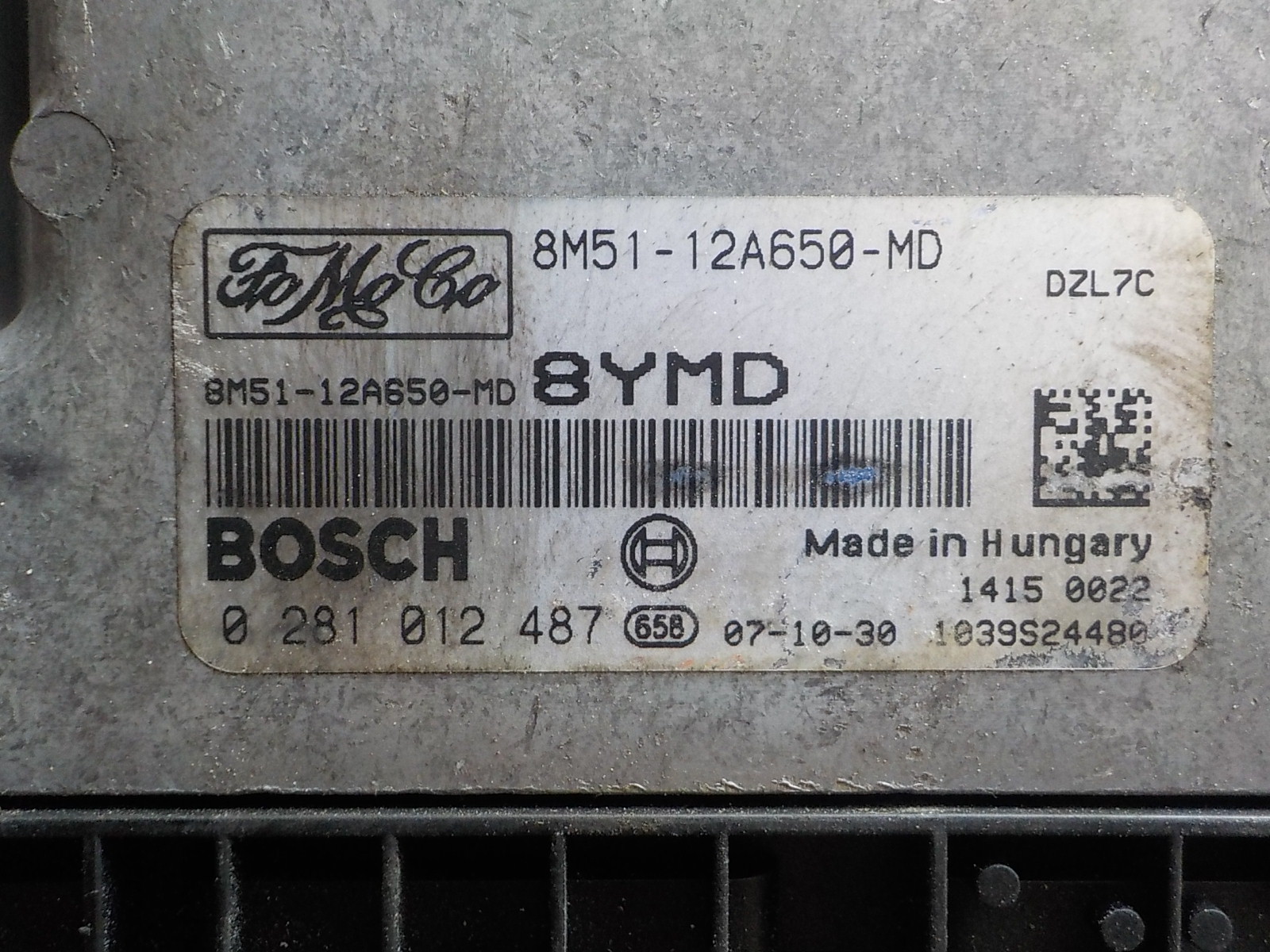 FORD computer Centralina 8M51-12A650-MD 0281012487 8YMD