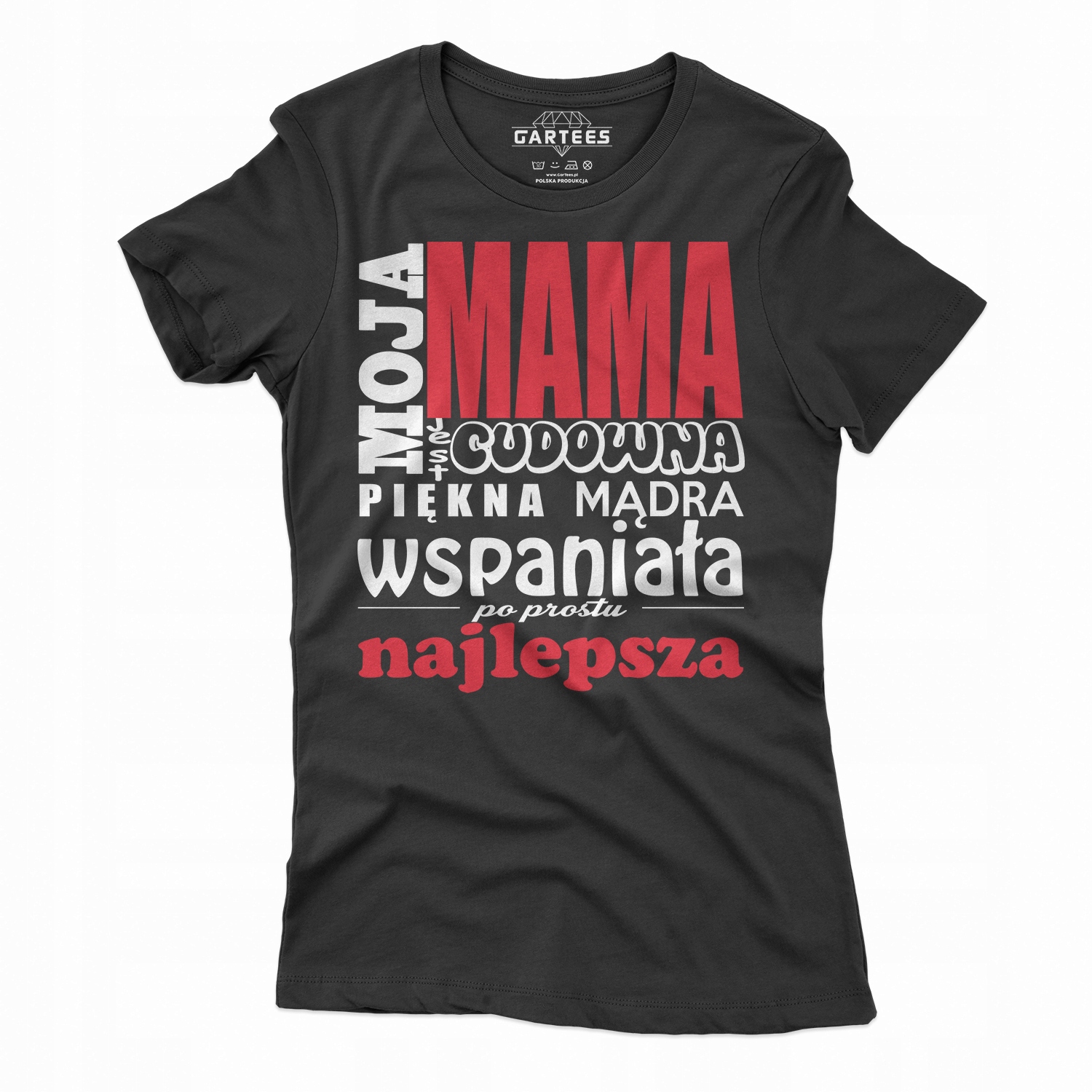 

Koszulka Damska Tshirt Moja Mama Jest Cudowna