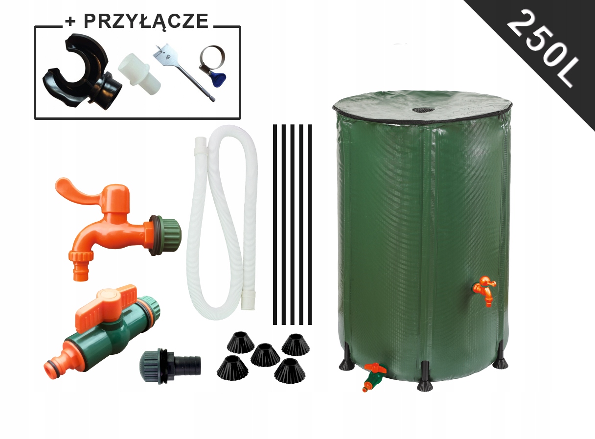 Sud na dažďovú vodu 250 litrov prípojka