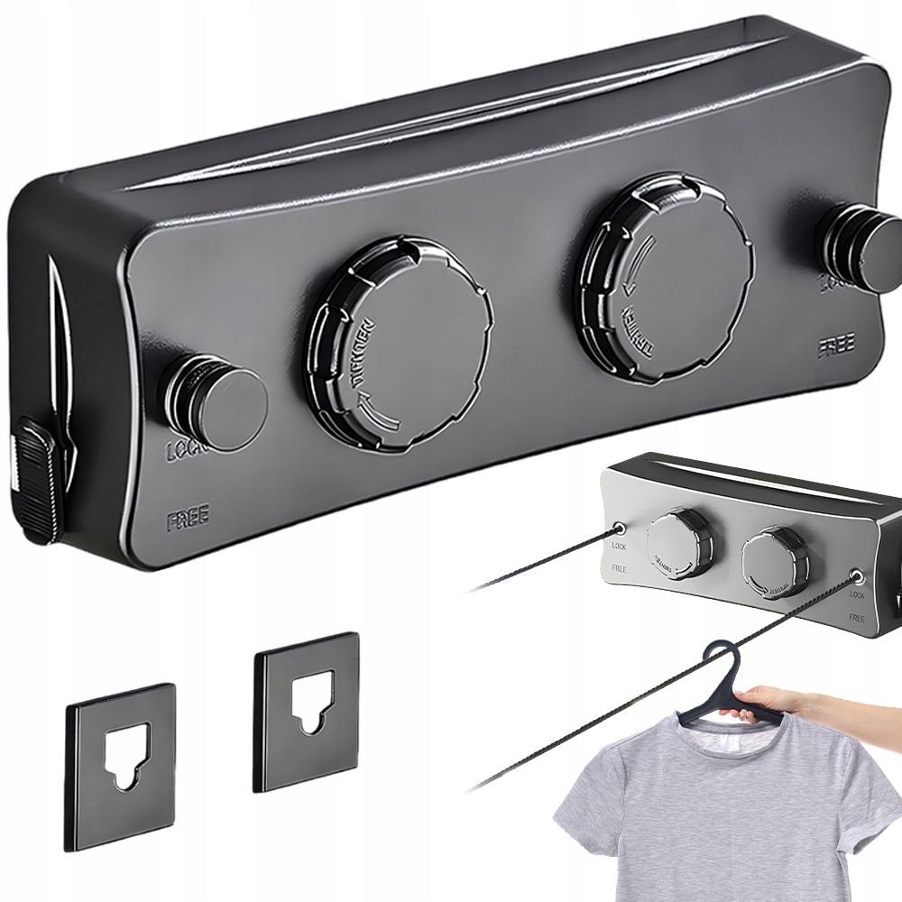 Levně Sušák Na Prádlo Z Nerezové Oceli Odolná Proti Korozi, Roztažitelná, 5.1 M