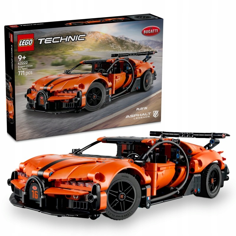 Lego 42222 Technic Hyperauto Bugatti Chiron Pur Sport