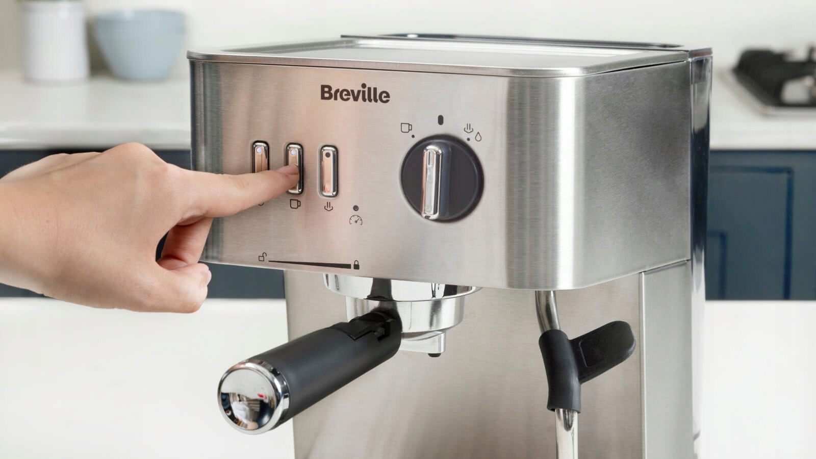 Coffee machine Breville Bijou Barista VCF149X Pressure 15 bar