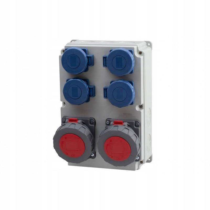 Rozvádzač R-300 zásuvky 2x16A/5P, 4x230V IP65