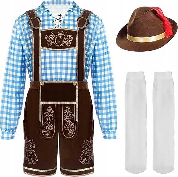 Kostým Oktoberfest Bawarczyk Komplet Převlek Festival Karneval Párty