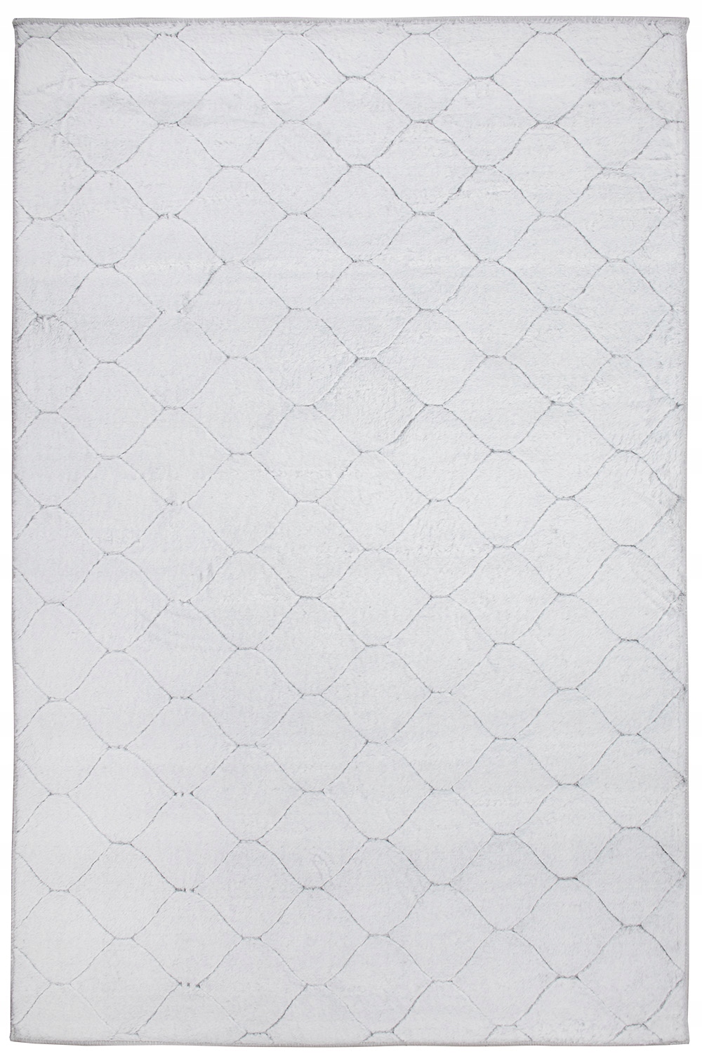 Šedý koberec do obývacího pokoje Bunny 80x140 Nadýchaný Měkký koberec