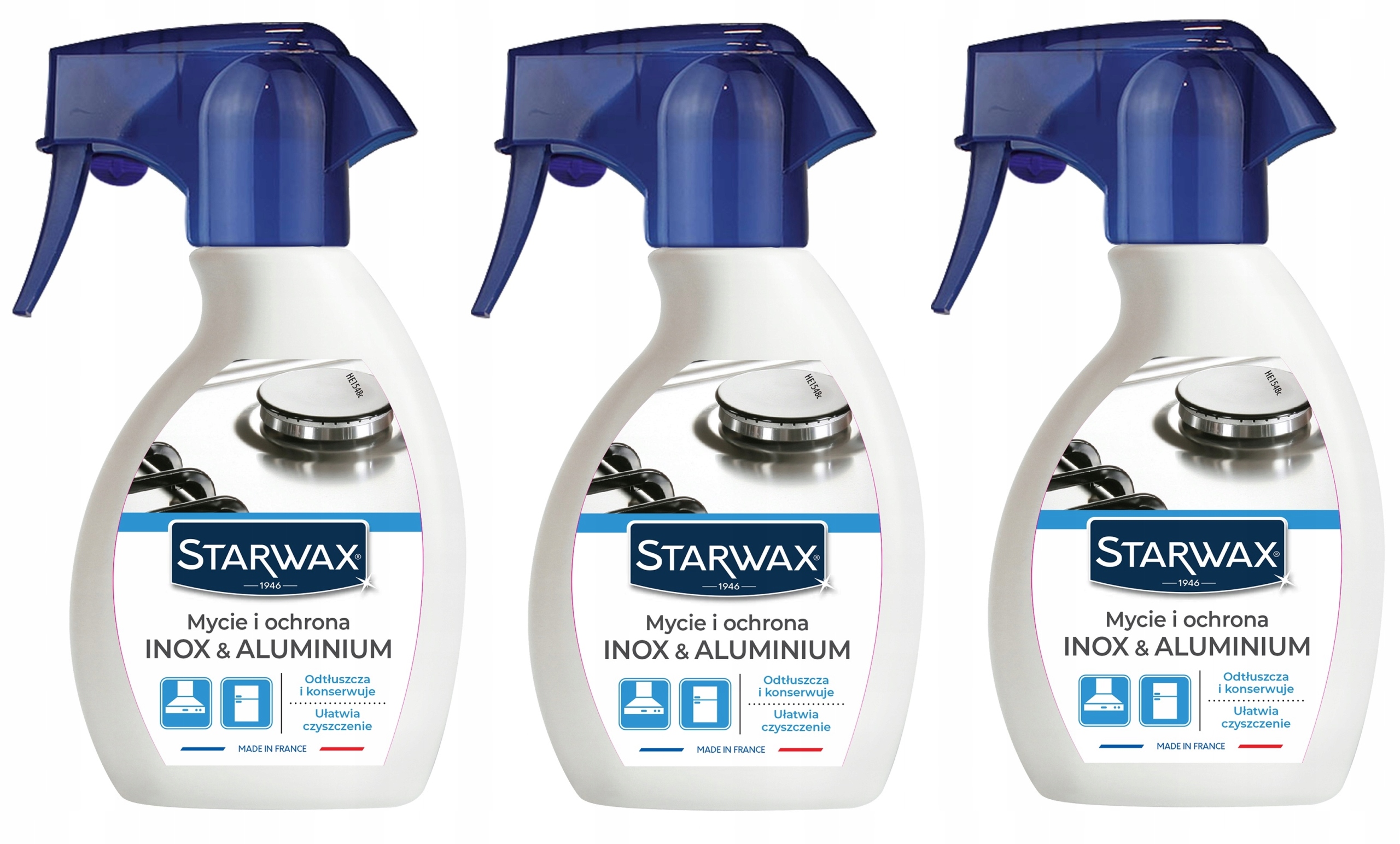 Levně 3x Starwax Mytí A Ochrana Inox Aluminium 250 ML