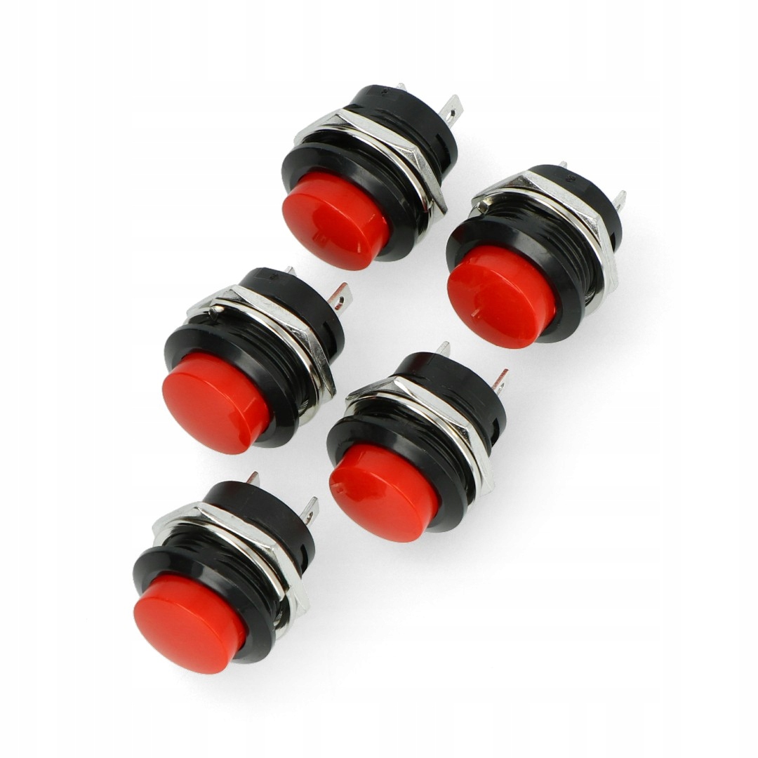 

Przełącznik On-off chwilowy, okrągły 250V/3A
