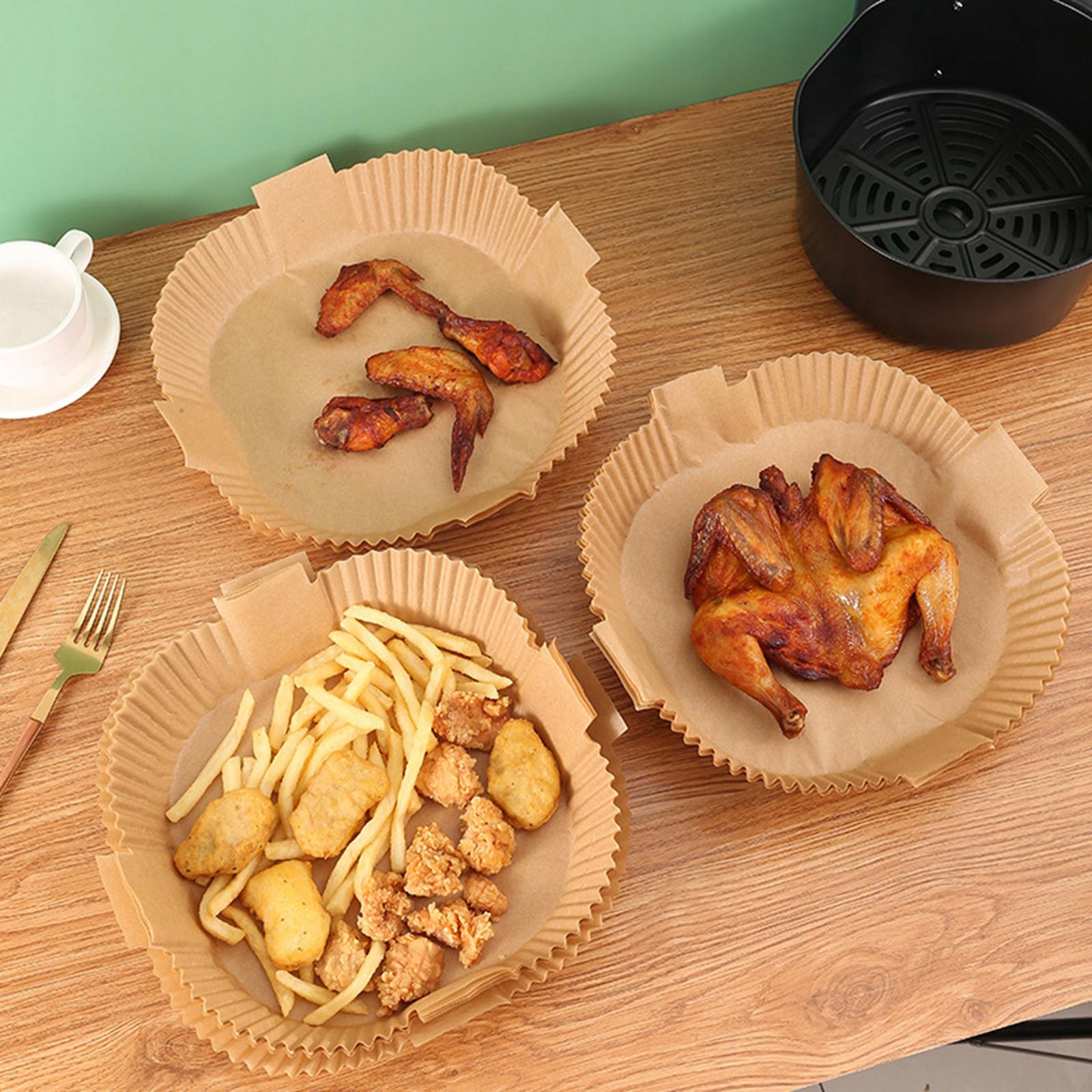 120Pcs Air Fryer Pot Paper Food Containers Baking Kod producenta 4525232