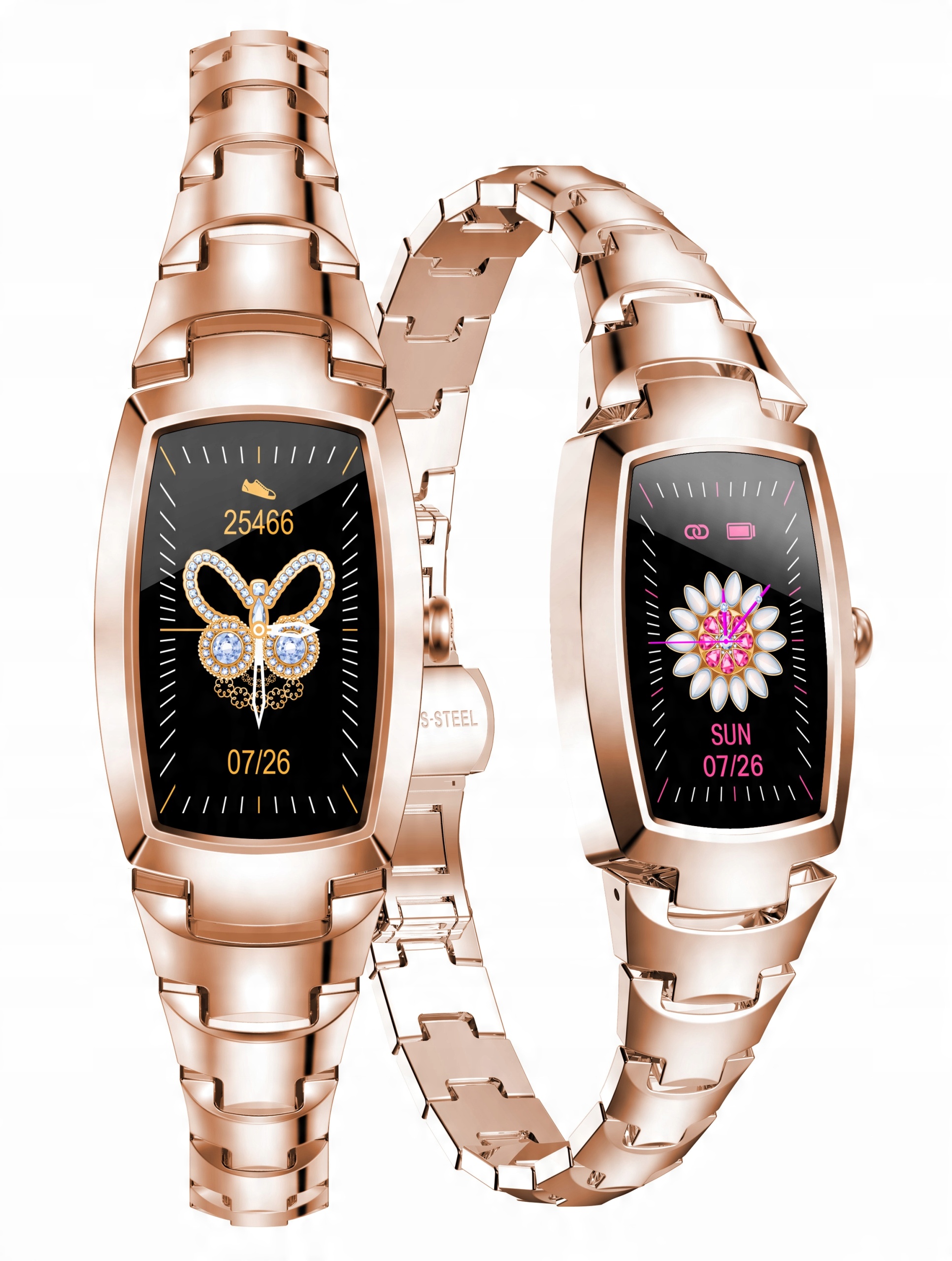 

Smartwatch damski H8 Pro kroki puls cykl ciśnienie