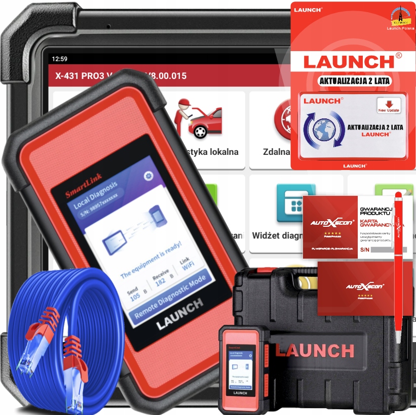 Launch X431 PRO3 V+ Elite DealerPolski J2534 PassThrue DoIP
