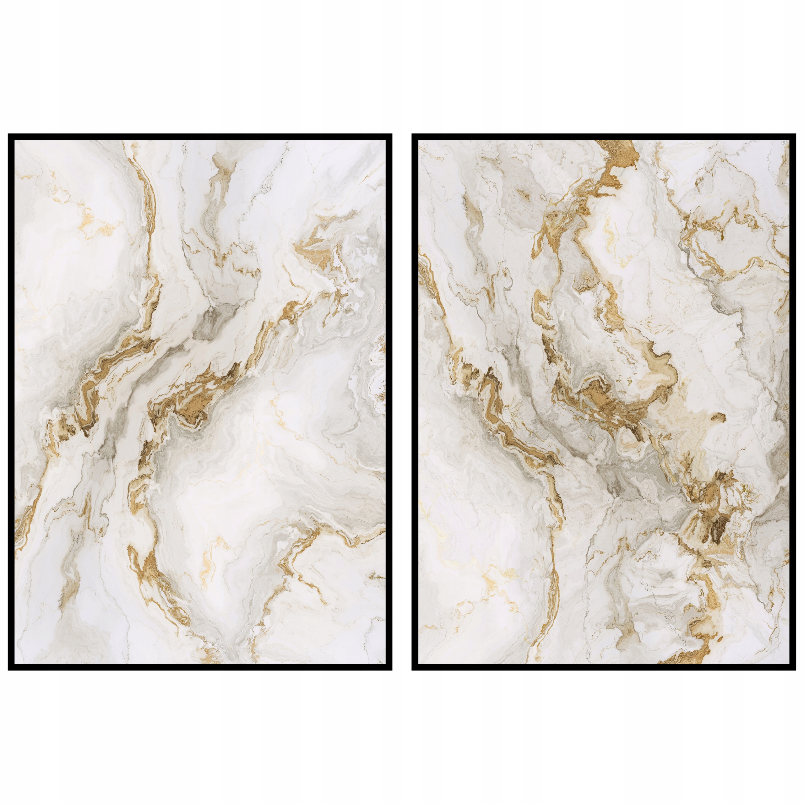 Plakáty mramor abstrakce vzory 2ks 50x70cm plakát barevný diptych