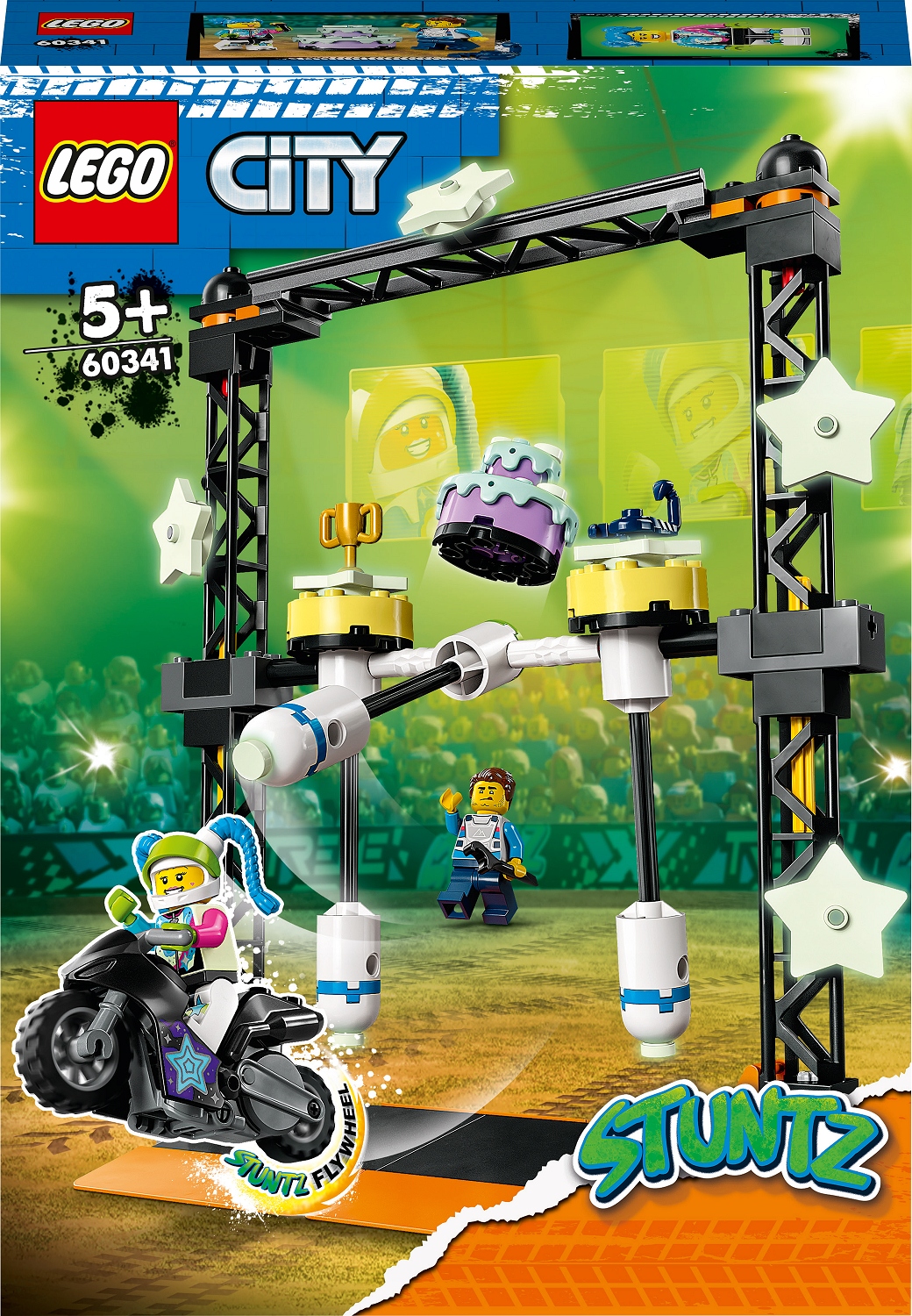 

Lego Wyzwanie kaskaderskie przewracanie 60341 5+