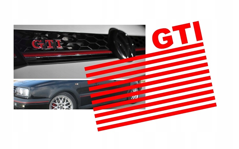Naklejki paski Vw Golf Gti 20 XX