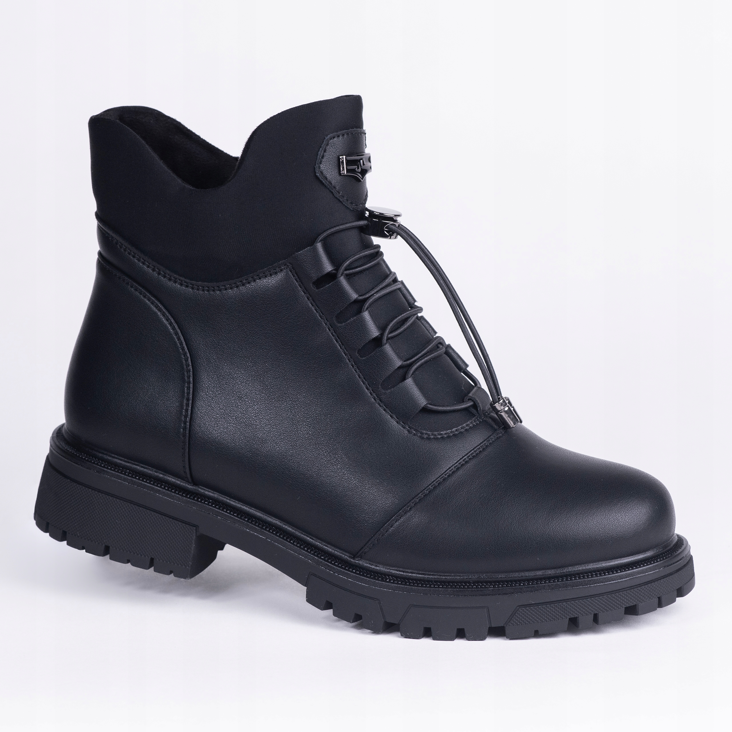 Kotníkové Boty na sněhule Goodin GD-LH-2008 se stahovací šňůrkou, zateplené, černé, velikost 41