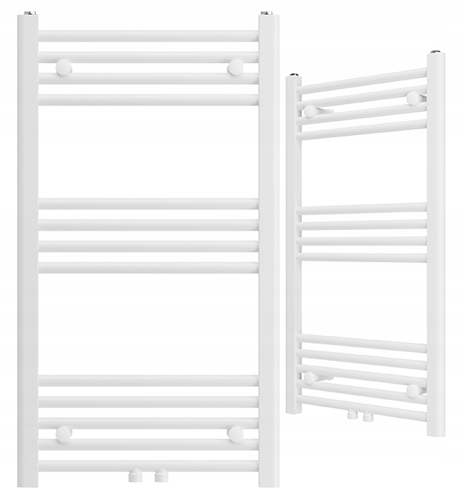 Bílý Koupelnový Radiátor Kaloryfer Moderní Žebříkový 90x50 cm Raven