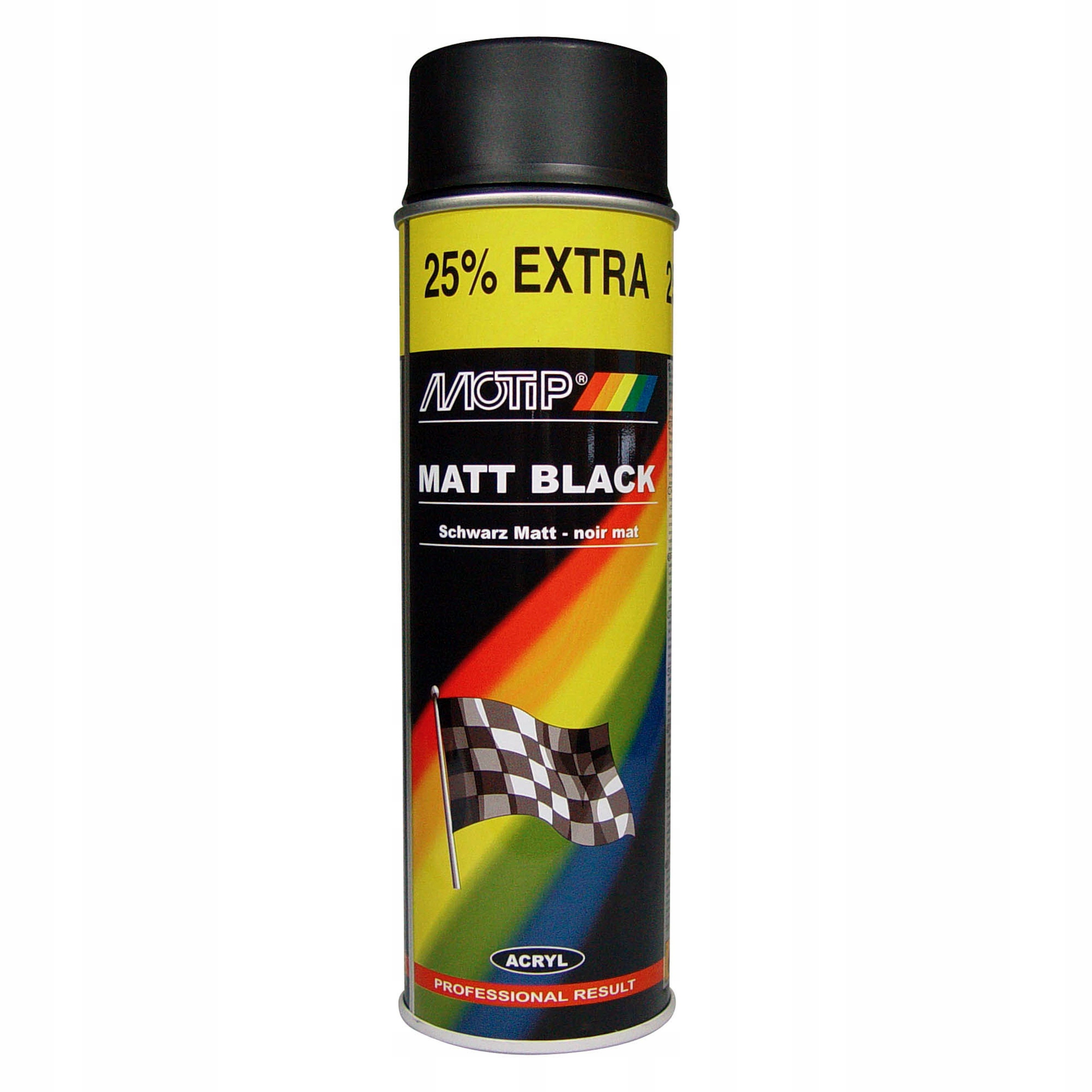 

Motip Lakier akrylowy w sprayu 500ml Czarny mat