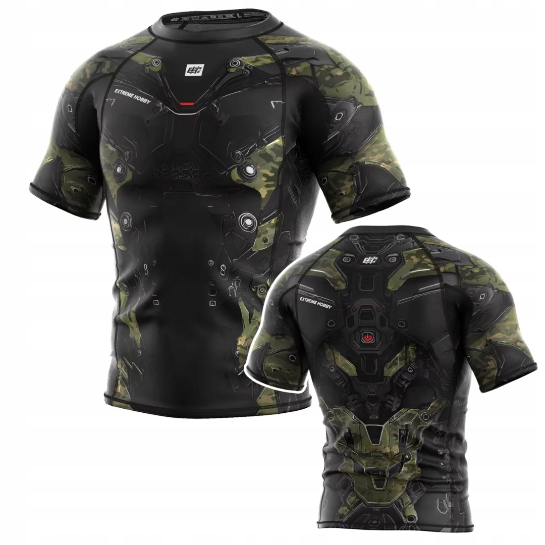 Rashguard męski Extreme Hobby Iron Force Zielony r. XL