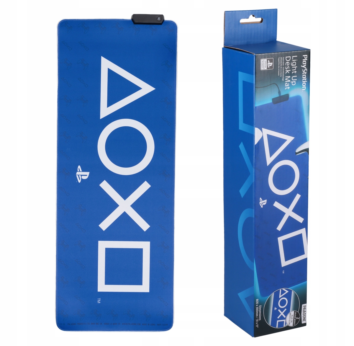 Svítící podložka pod klávesnici na stůl Playstation