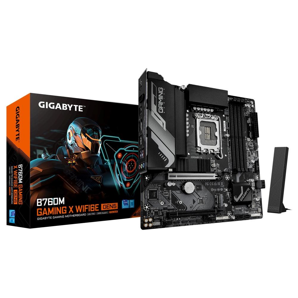 Gigabyte B760 Gaming X WIFI6E GEN5/ Lga 1700/ mATX B760M G X WF6E GEN5