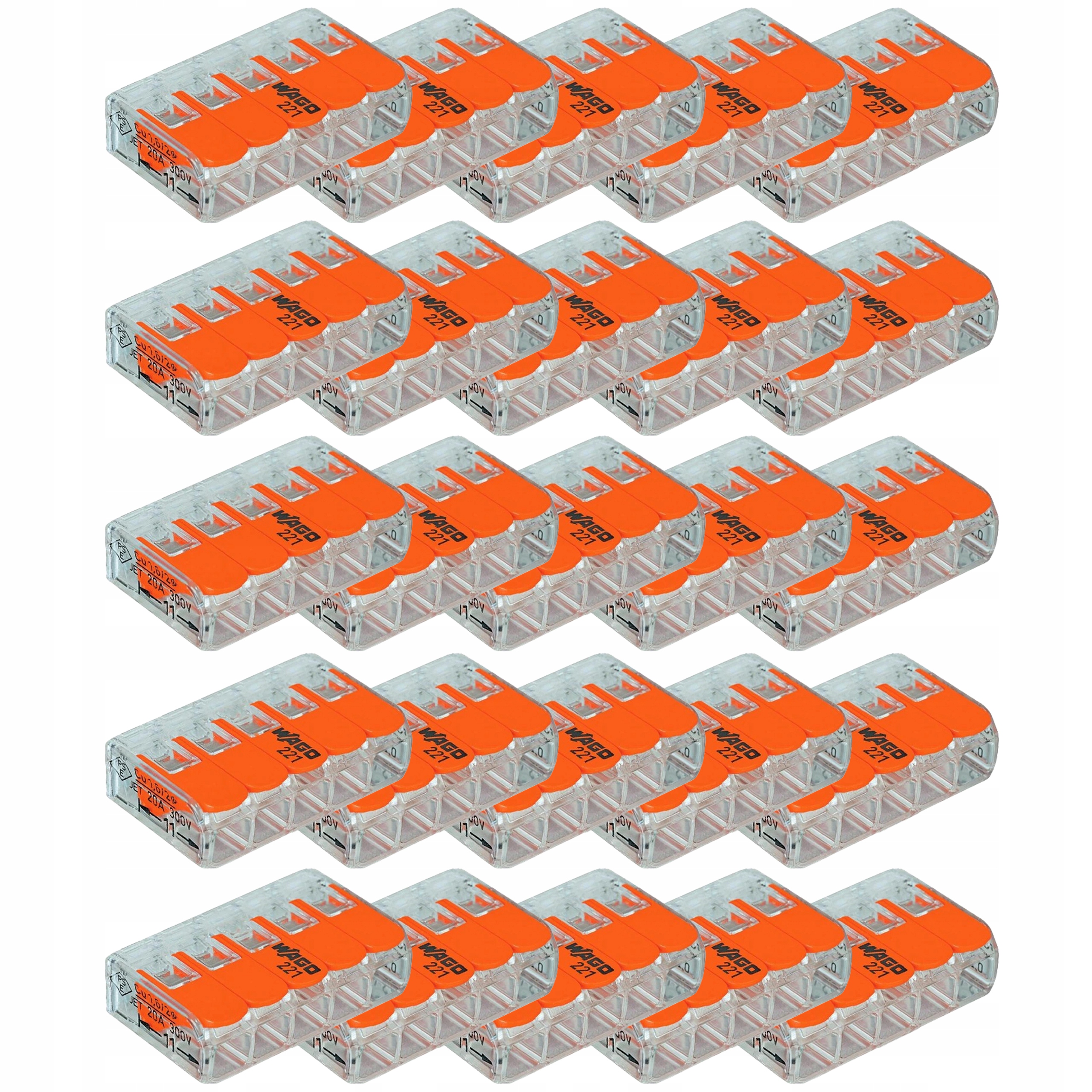 

Wago Szybkozłączka 221-415 5x0,2-4mm 25SZT
