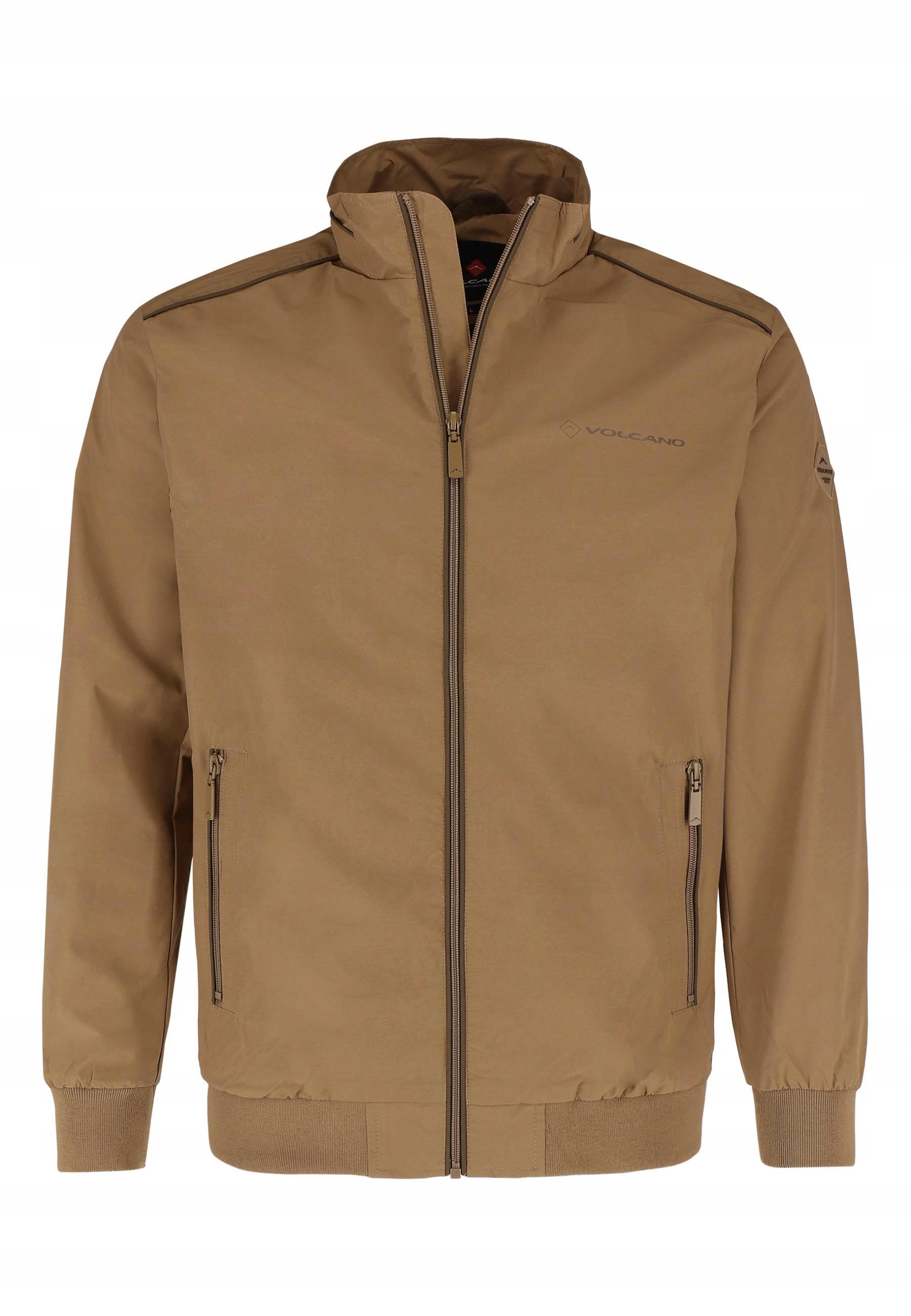 Pánská Lehká Bunda Se Stojáčkem Volcano Béžová J-anters M