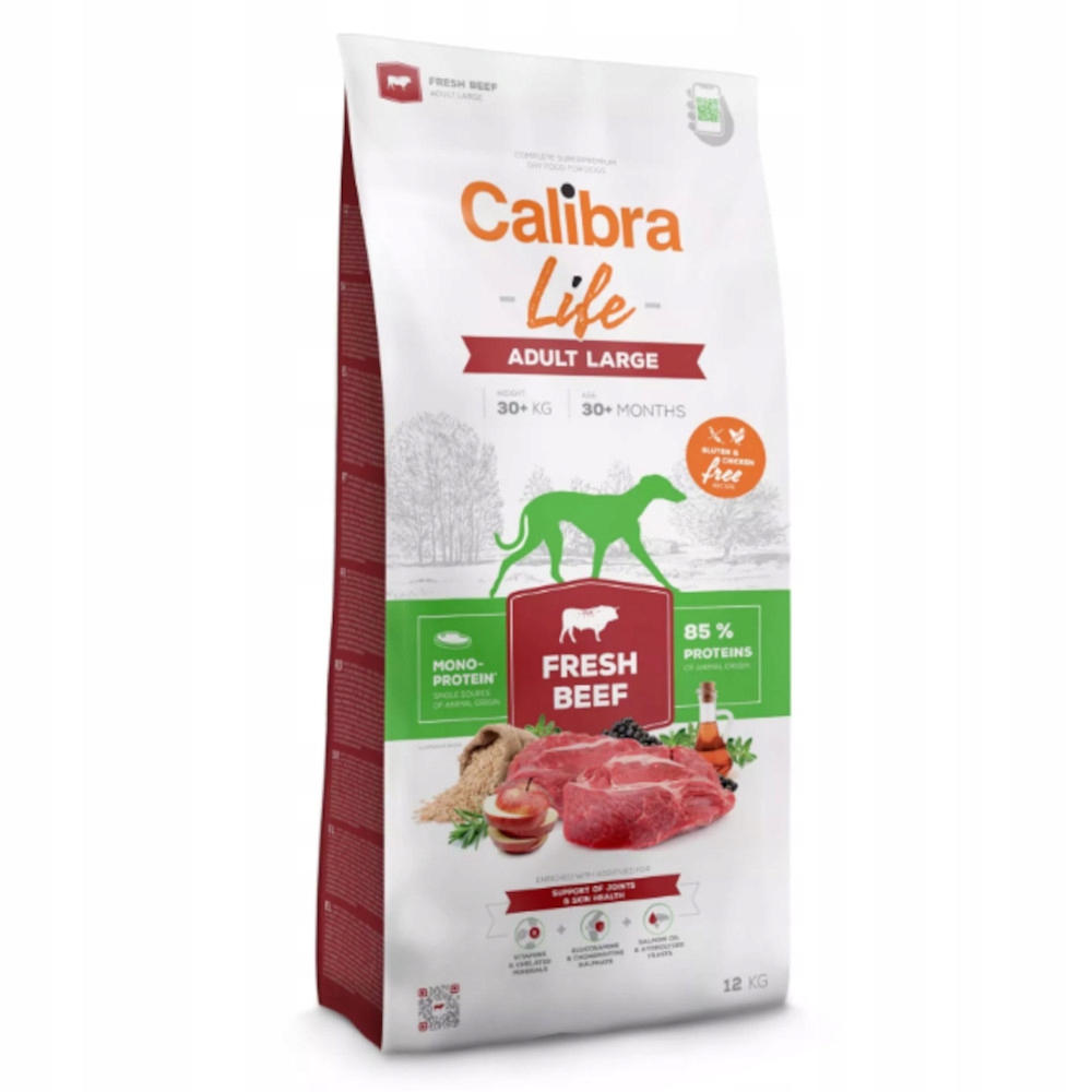 Calibra Dog Life Adult Large Fresh Beef monobiałkowa karma dla psa 12kg