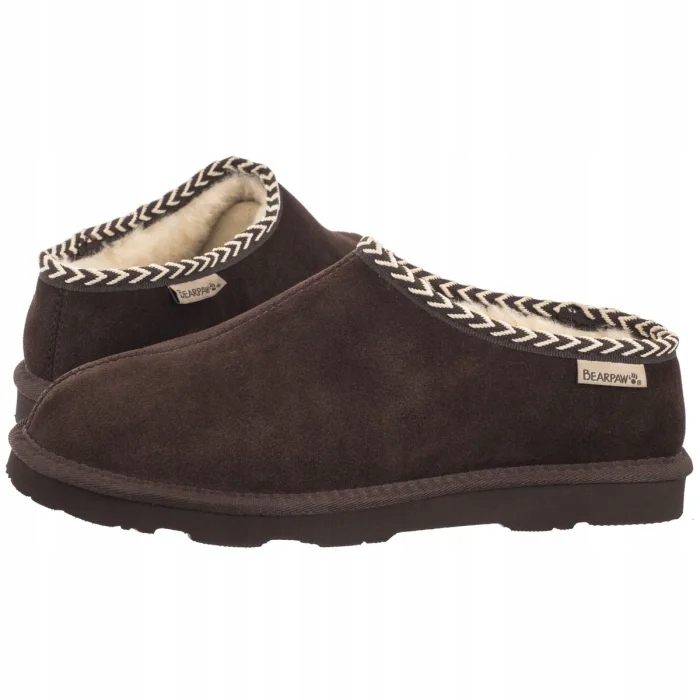 Pánské Papuče Bearpaw Beau Walnut 3048M hnědé