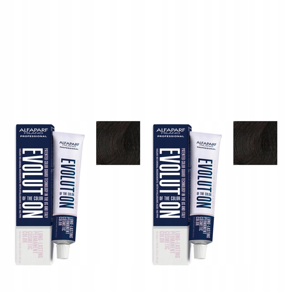 Alfaparf Evolution of the Color Cube 2 barva 2x 60 Ml tmavě přírodní hnědá