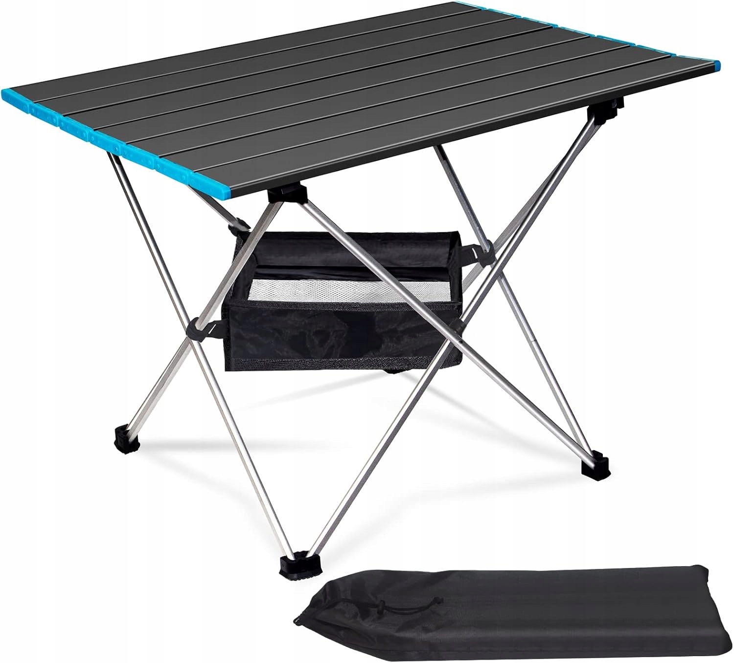 Turistický stůl Uniguardian 46 x 68 x 41 cm černý